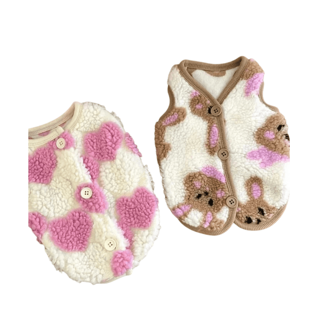 Girls' Adorable Rabbit Fleece Winter Jacket
