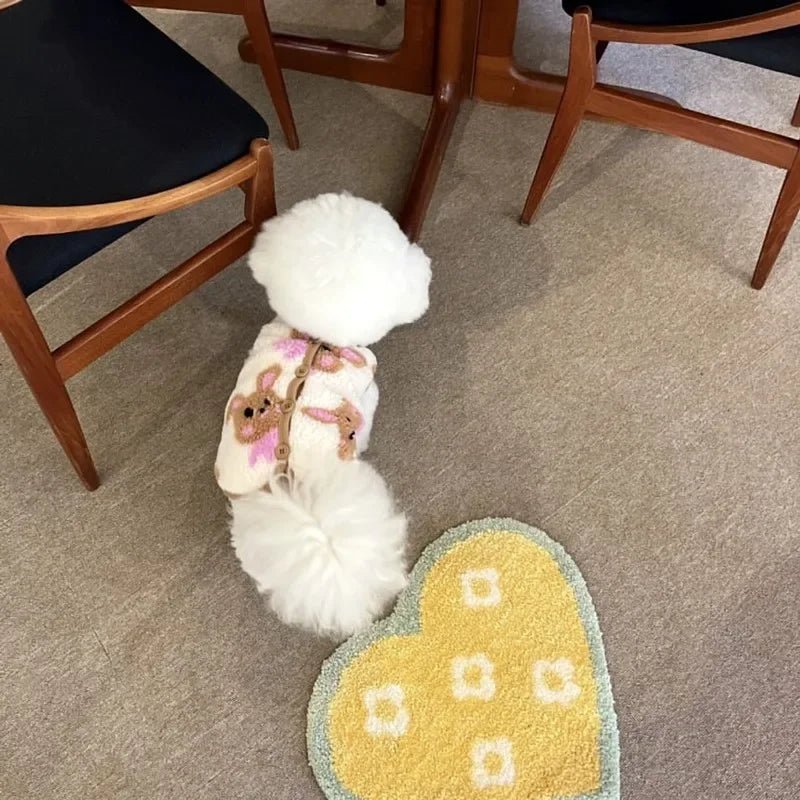 Girls' Adorable Rabbit Fleece Winter Jacket