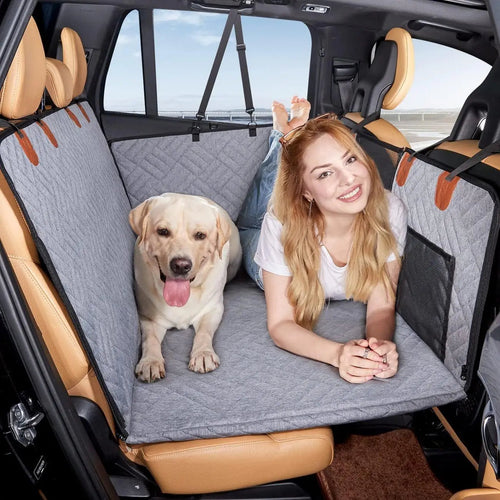 Dog Car Hammock Back Seat Cover for Pet Travel