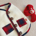 Cozy Pet Fleece Vest and Scarf Set for Winter Warmth