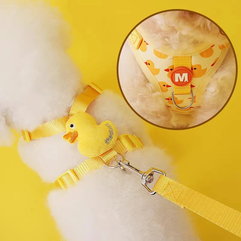 Pet Duck Design Comfort Harness & Leash Set