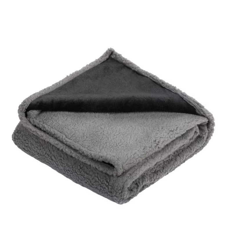 Unisex Dual-Sided Waterproof Pet Blanket for Dogs & Cats