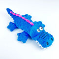 Durable Crocodile Plush Squeaky Toy for Aggressive Chewers
