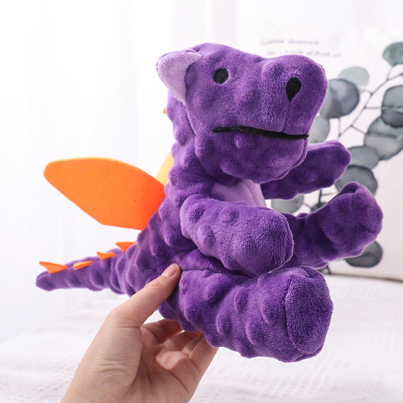 Indestructible Plush Dog Toy for Aggressive Chewers