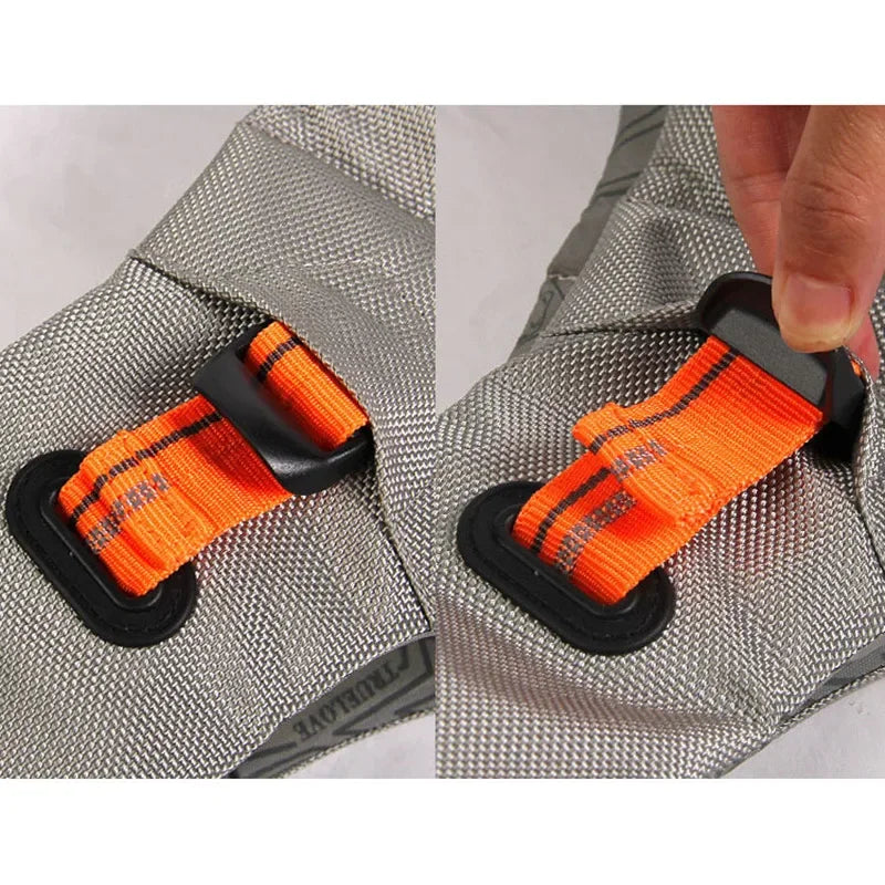 Dog Life Jacket with Adjustable Straps - High Visibility Pet Float Vest