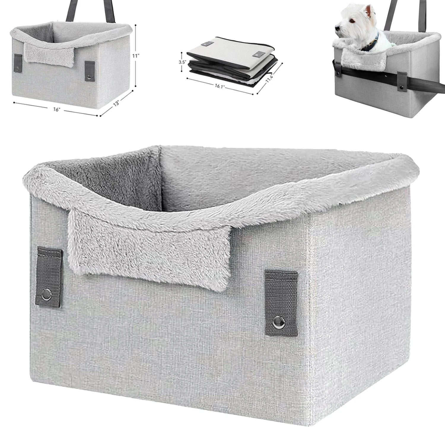 Portable Dog Car Seat for Small Pets