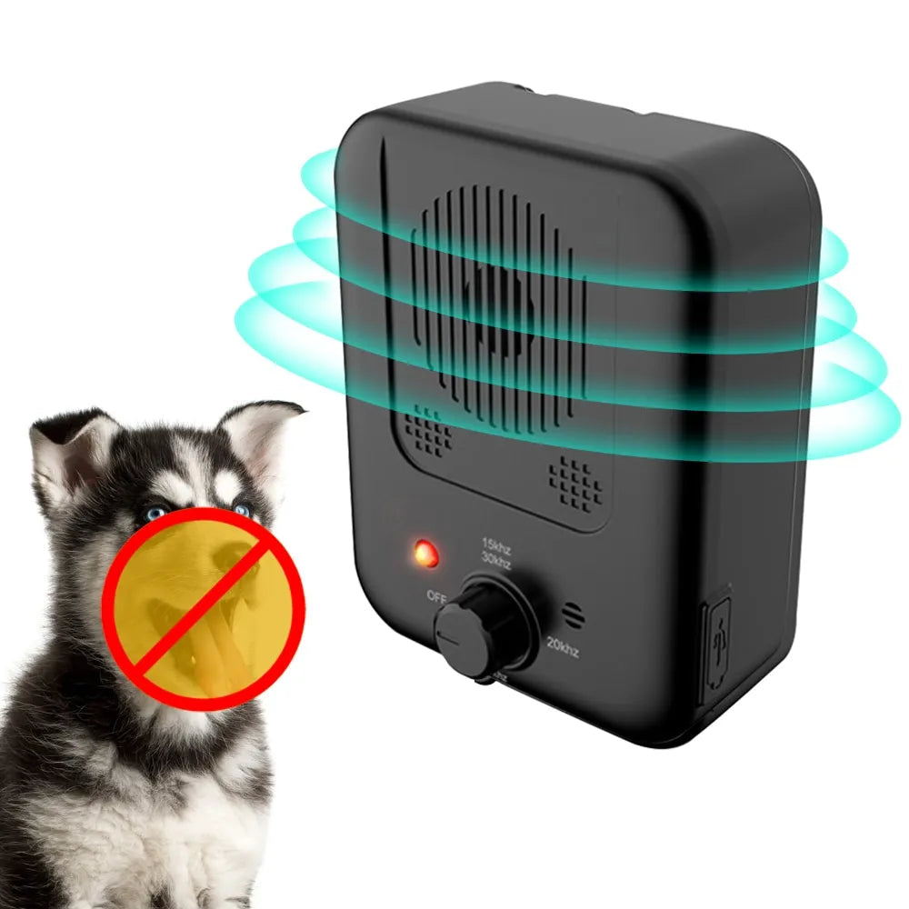 Portable Ultrasonic Dog Bark Deterrent Device