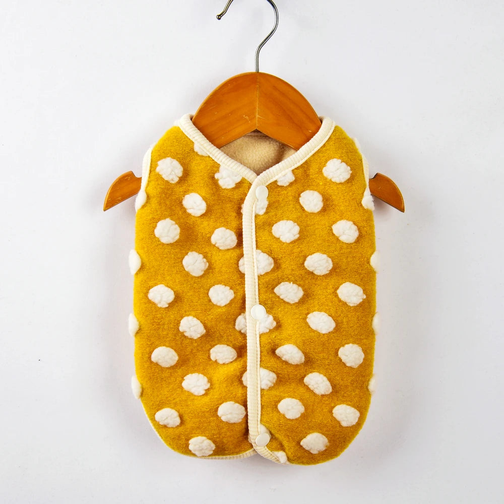 Dog Fleece Jacket for Small Breeds - Warm & Stylish Winter Coat