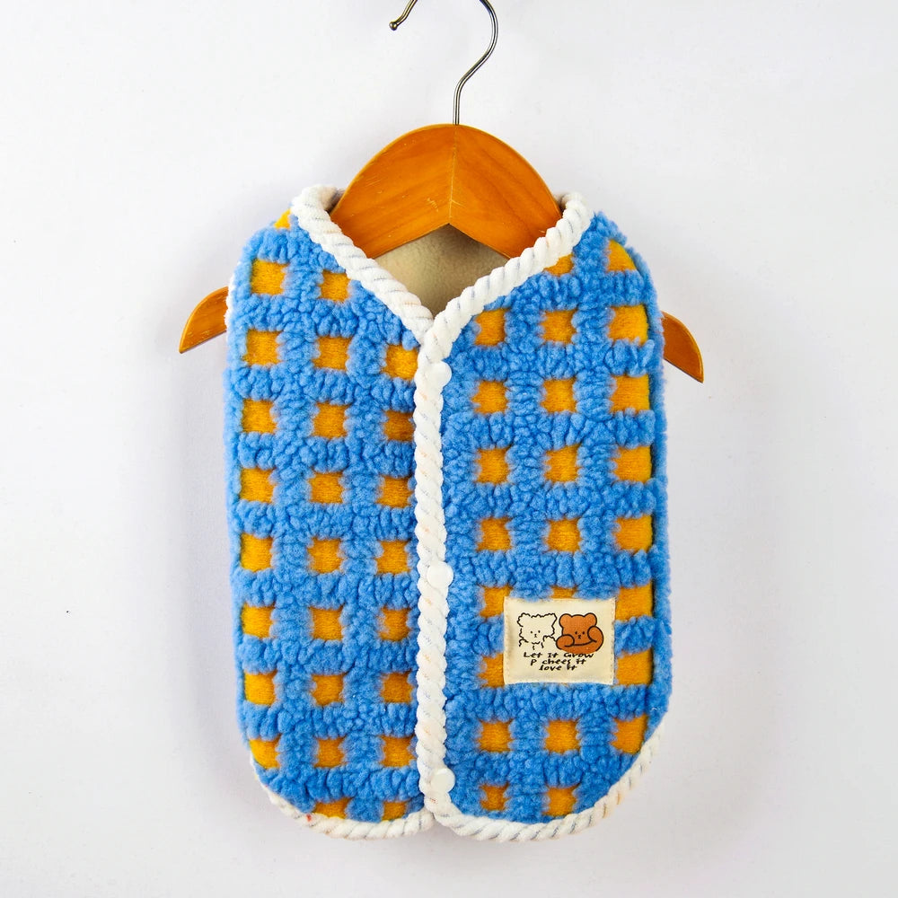 Dog Fleece Jacket for Small Breeds - Warm & Stylish Winter Coat