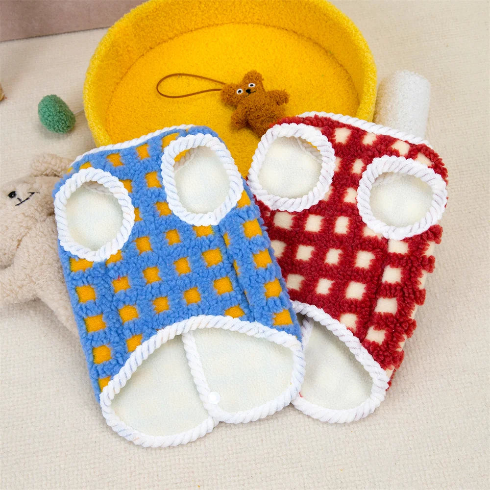 Dog Fleece Jacket for Small Breeds - Warm & Stylish Winter Coat