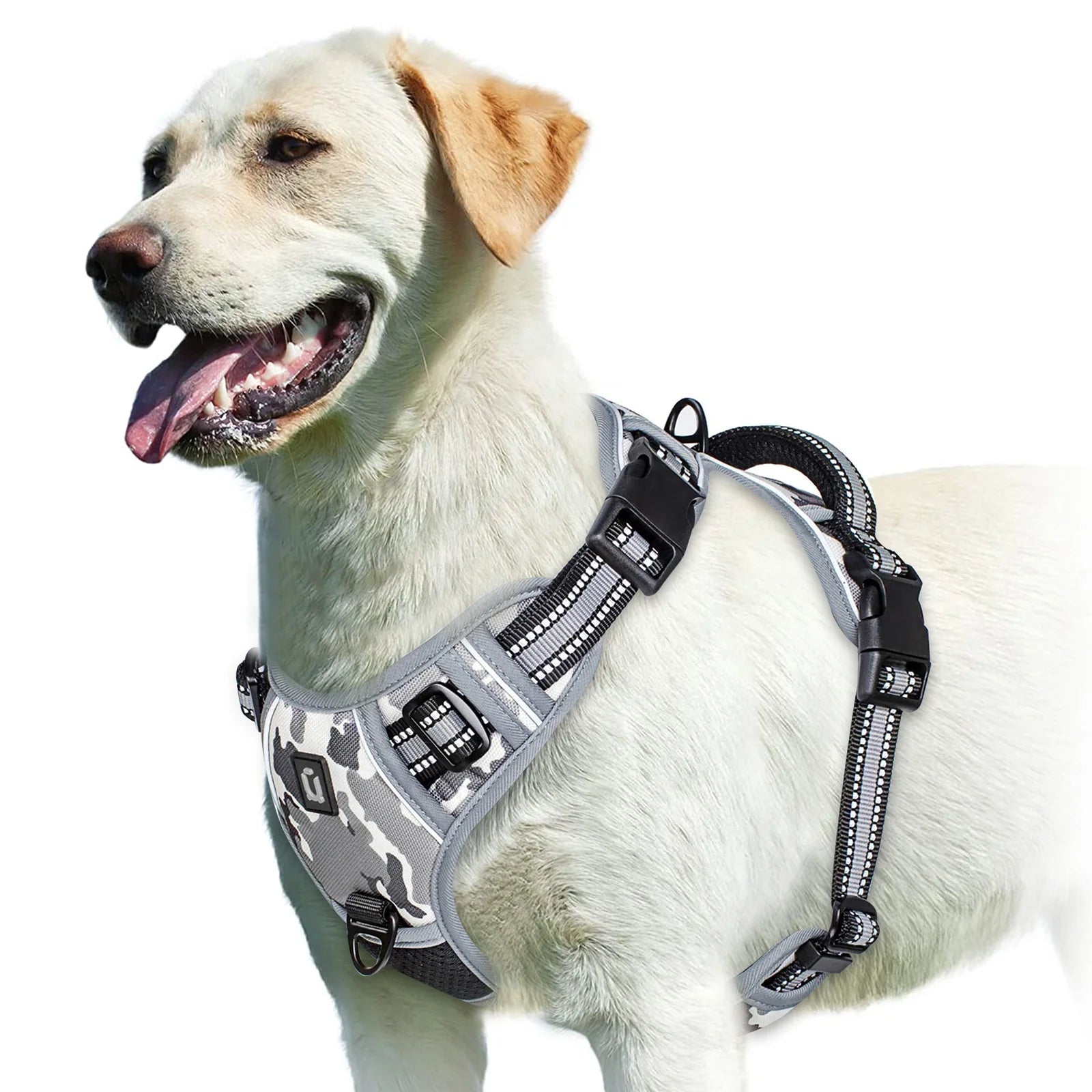 Breathable Adjustable Padded No-Pull Pet Harness