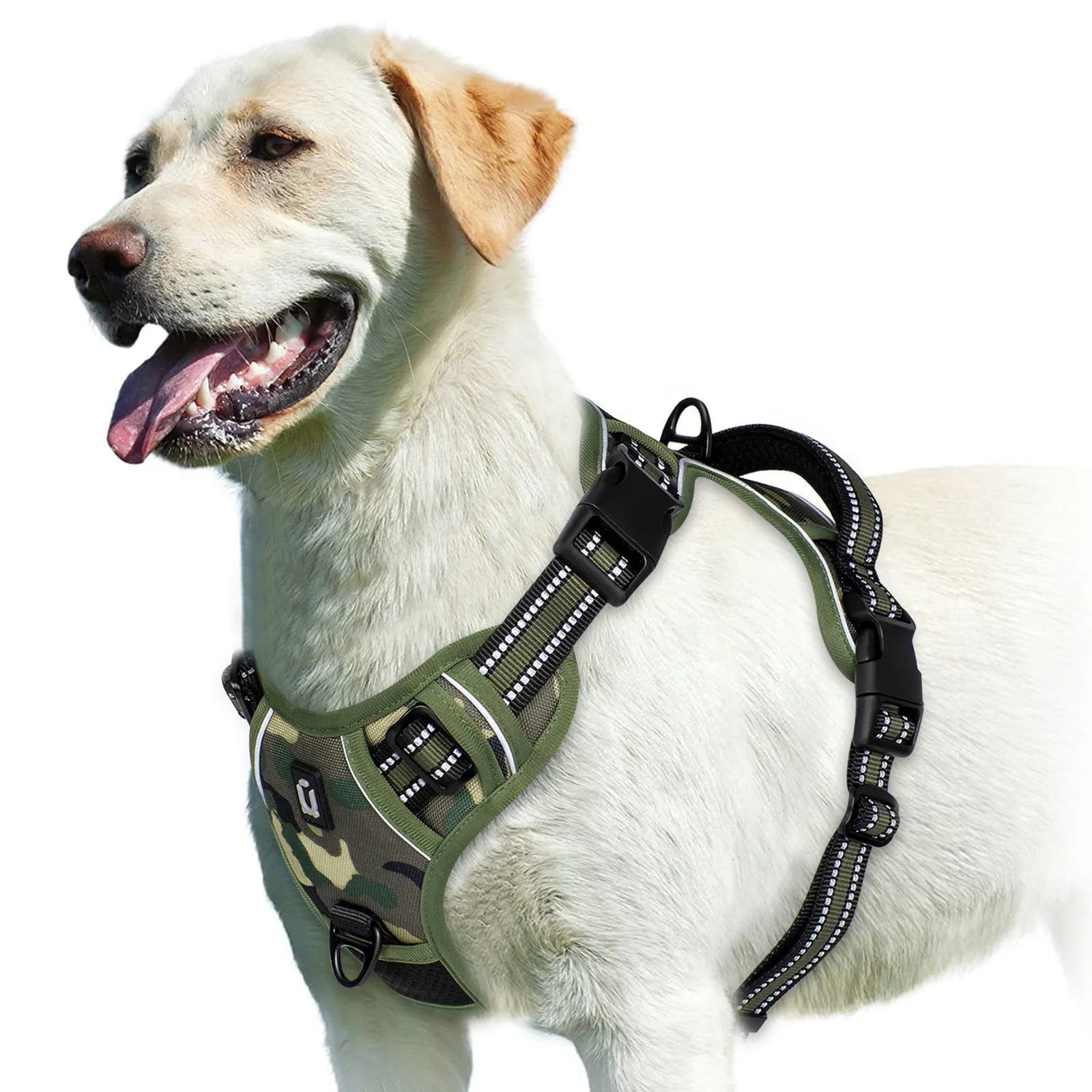 Breathable Adjustable Padded No-Pull Pet Harness
