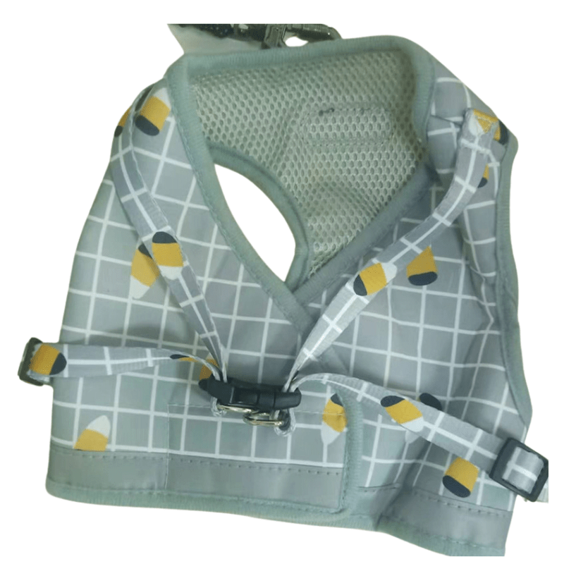 Reflective Pet Harness & Leash Set for Dogs & Cats