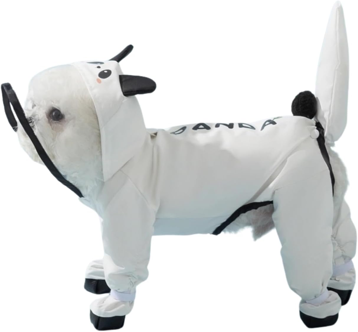 Small Dog Waterproof Raincoat & Booties Set for Rainy Weather