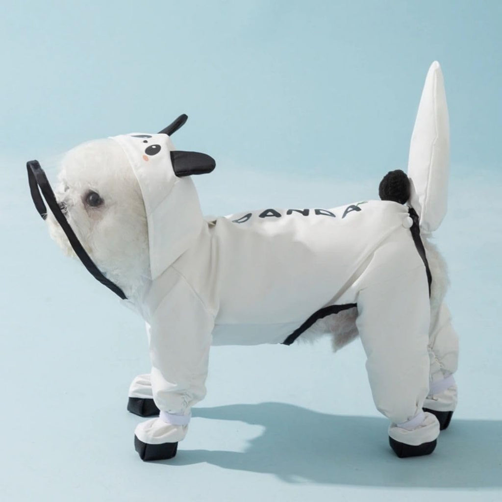 Small Dog Waterproof Raincoat & Booties Set for Rainy Weather