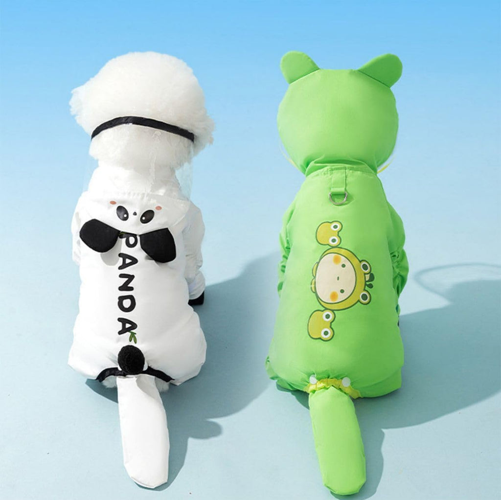 Small Dog Waterproof Raincoat & Booties Set for Rainy Weather