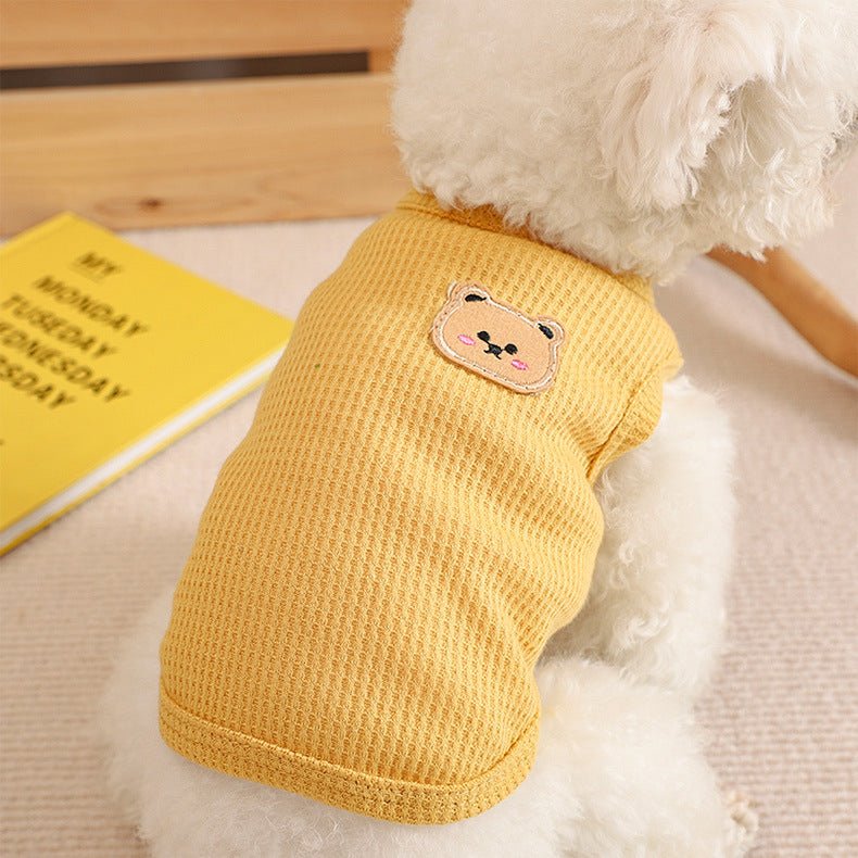 Cozy Waffle Dog Vest for Small to Medium Breeds