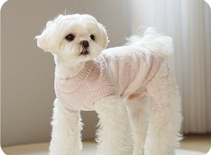 Dog Fleece Sweater for Small to Medium Breeds