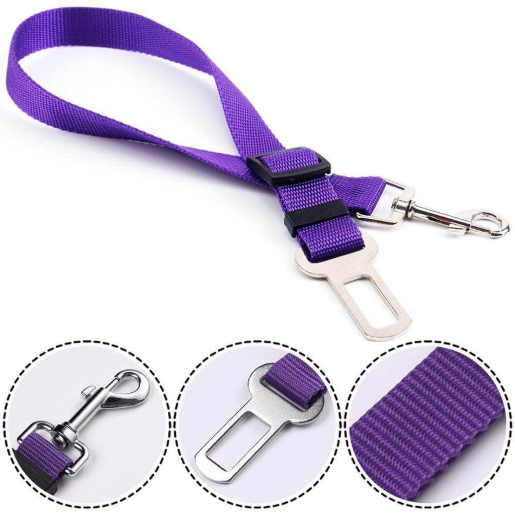 Unisex Adjustable Dog Car Seat Belt Safety Leash