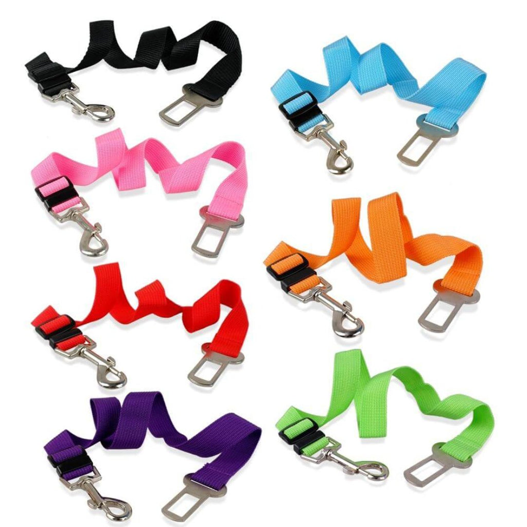 Unisex Adjustable Dog Car Seat Belt Safety Leash