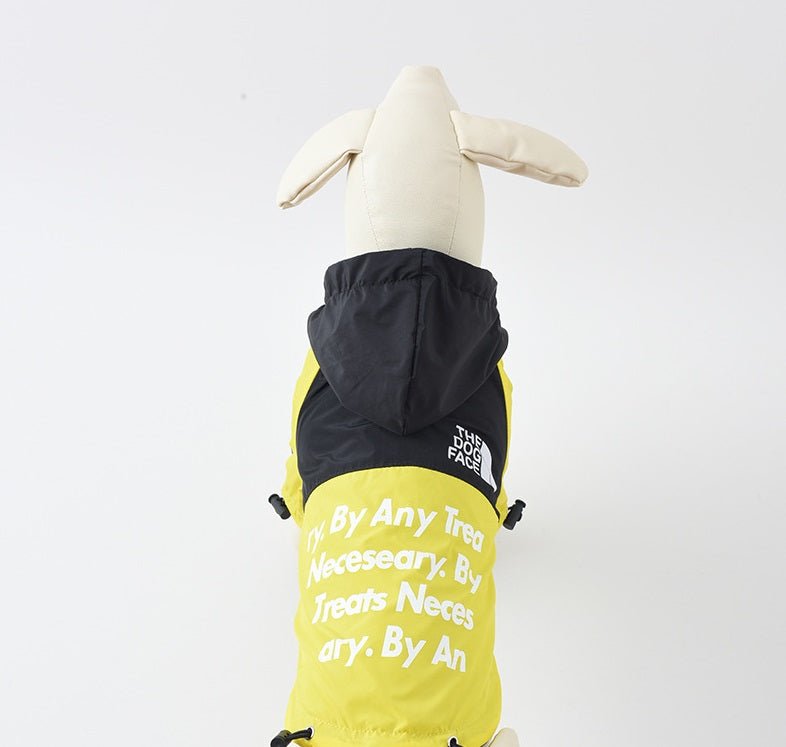 Unisex Waterproof Dog Jacket – Adjustable Fit Breathable Raincoat