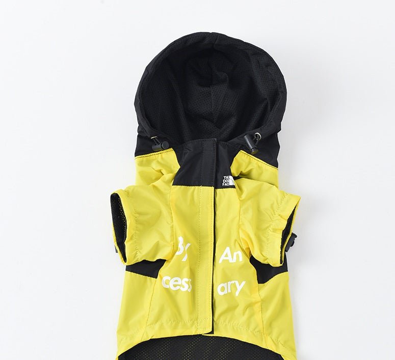 Unisex Waterproof Dog Jacket – Adjustable Fit Breathable Raincoat