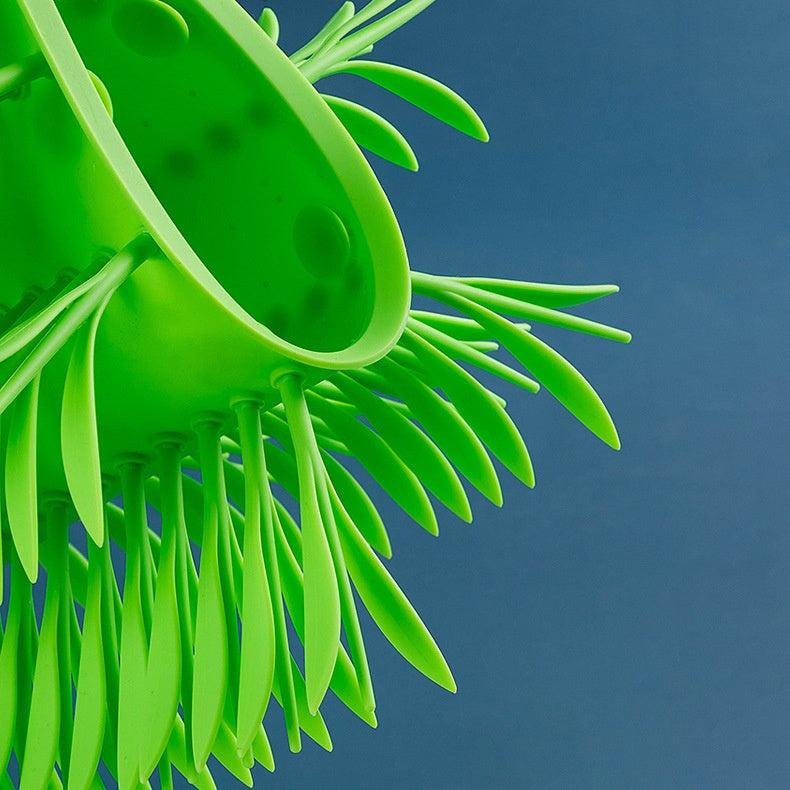 Silicone Pet Feeding Mat with Grass Design