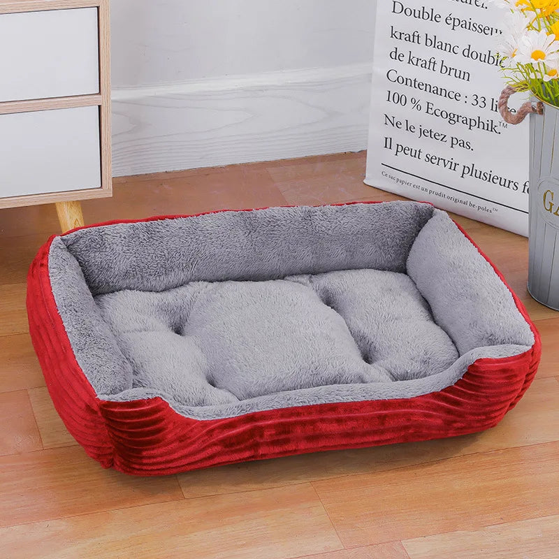 Unisex Waterproof Pet Bed for Winter Comfort