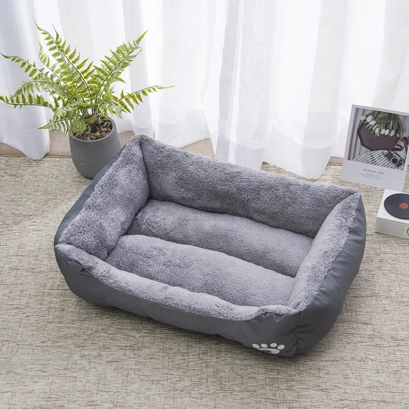Unisex Waterproof Pet Bed for Winter Comfort