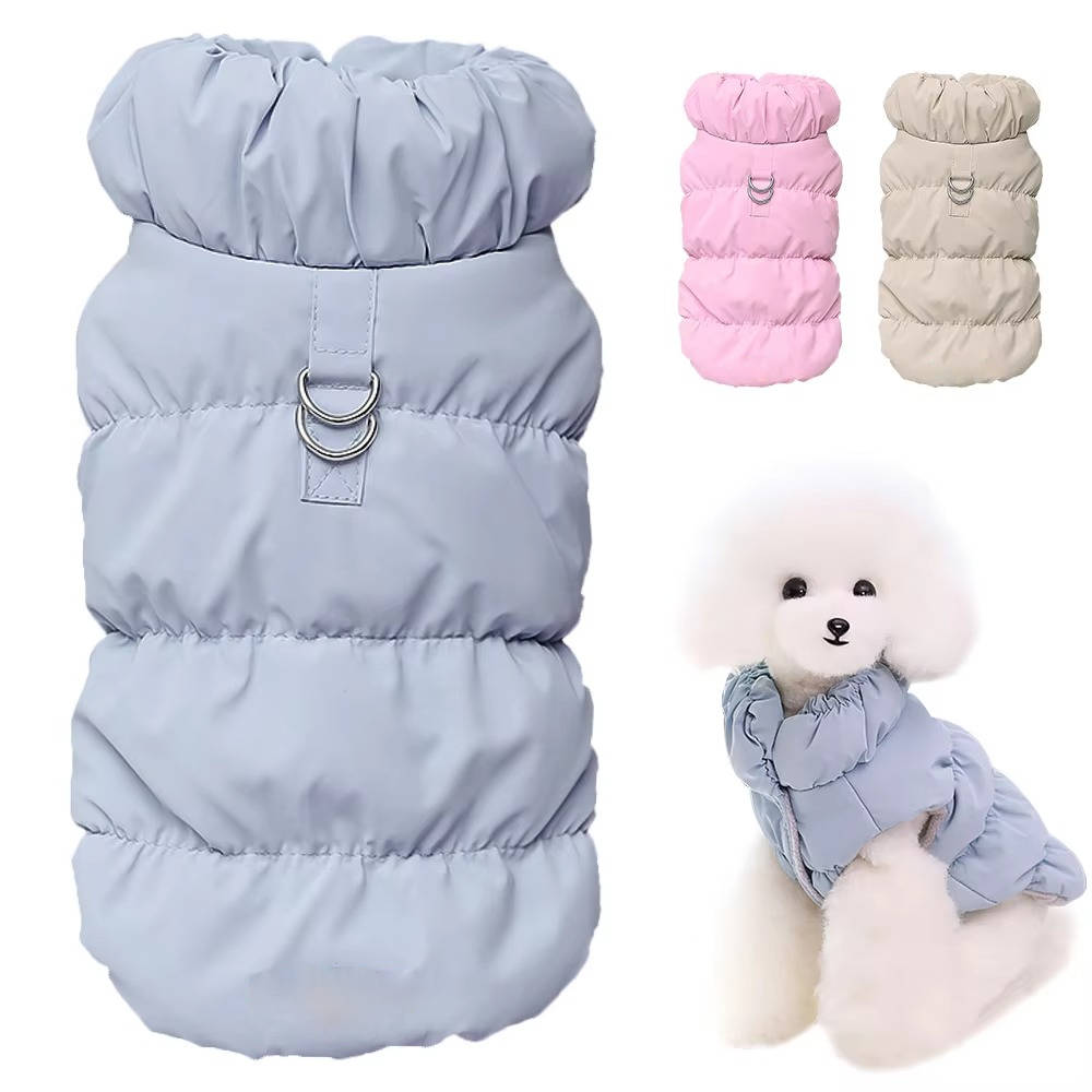 Dog Winter Coat Warm Cotton Fleece Jacket for Small Medium Pets