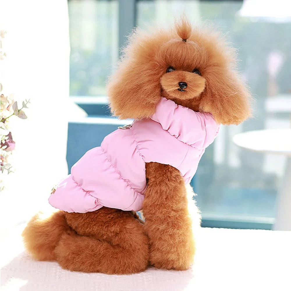 Dog Winter Coat Warm Cotton Fleece Jacket for Small Medium Pets