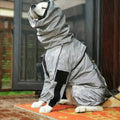 Dog Raincoat with Adjustable Hood & Reflective Strips