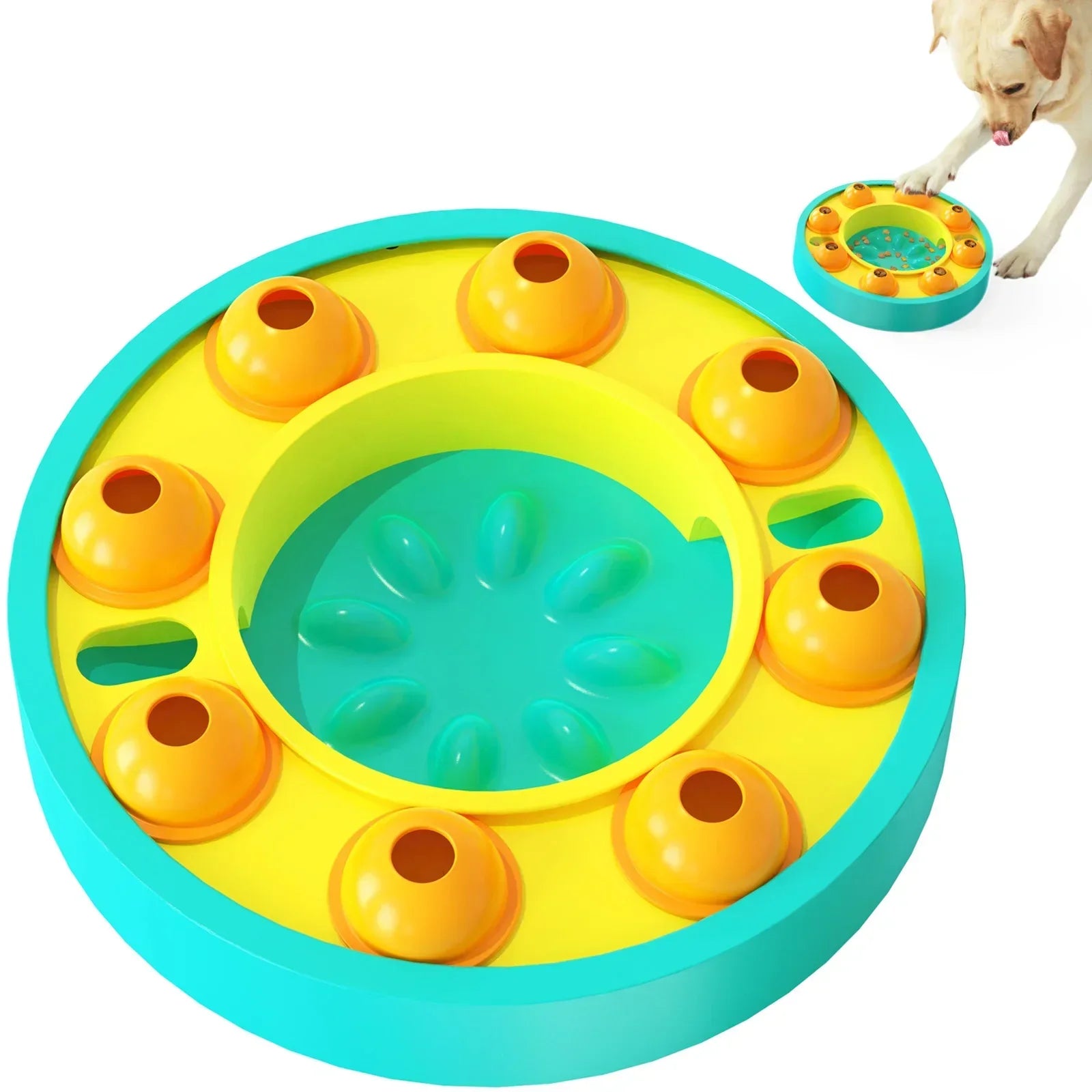 Interactive Dog Puzzle Snack Dispenser Toy